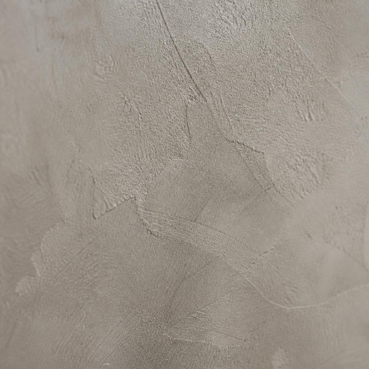Detail van handmatig aangebrachte microcement textuur
